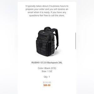 5.11 tactical backpack